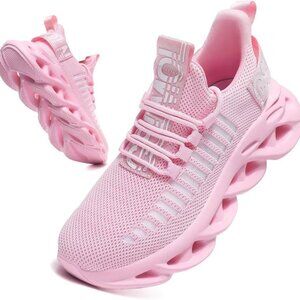 Women's Breathable Mesh Walking Shoes Lightweight Casual Platform Sneakers